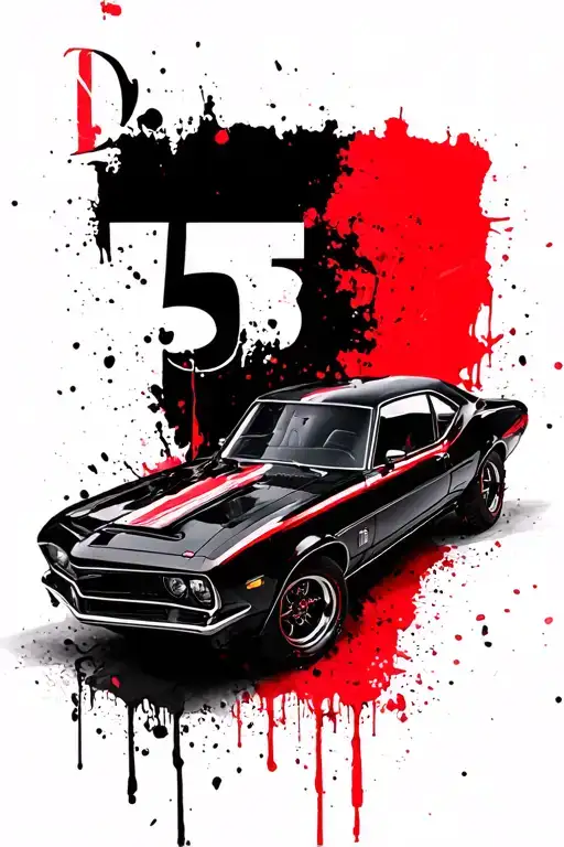 My lucky numbers 5,15, something that relates to Los Angeles & rappers like The Notorious B.I.G,NWA, cars & motorcycles  tattoo design idea