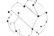 Capricorn constellation merged with Cancer constellation tattoo design idea