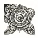 Equanimity tattoo design idea