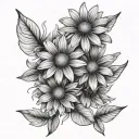 Daisies sister tattoo tattoo design idea