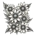 Daisies sister tattoo tattoo design idea