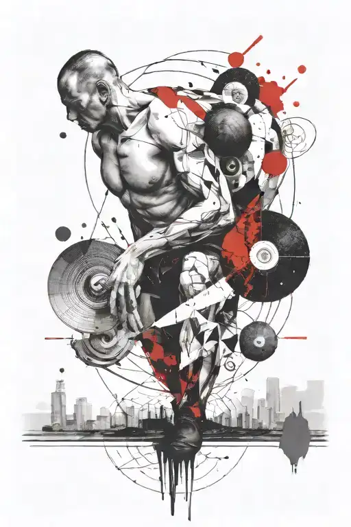 Sisyphus tattoo design idea