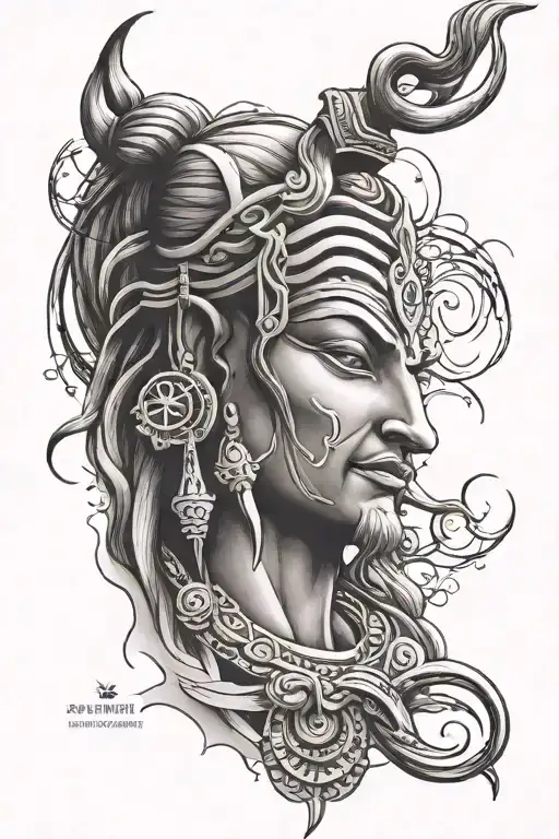 Mahadev tattoo tattoo design idea