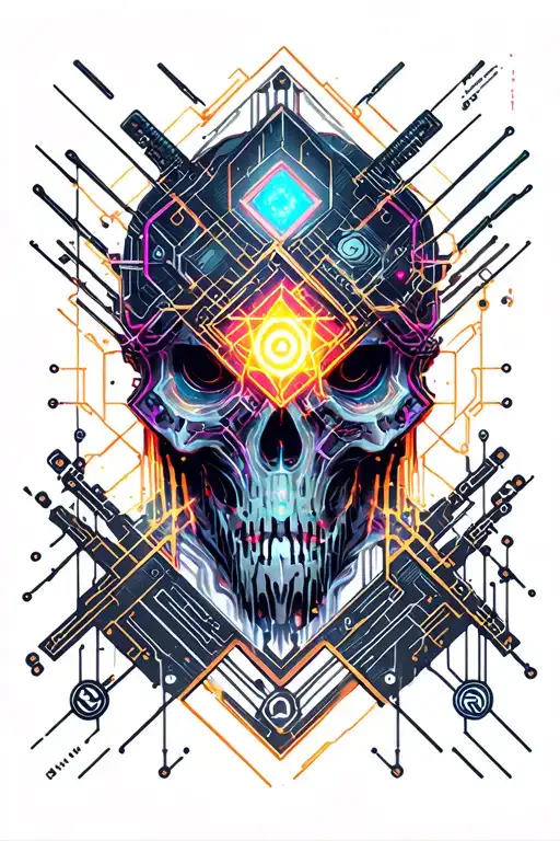 Nature tattoo design idea