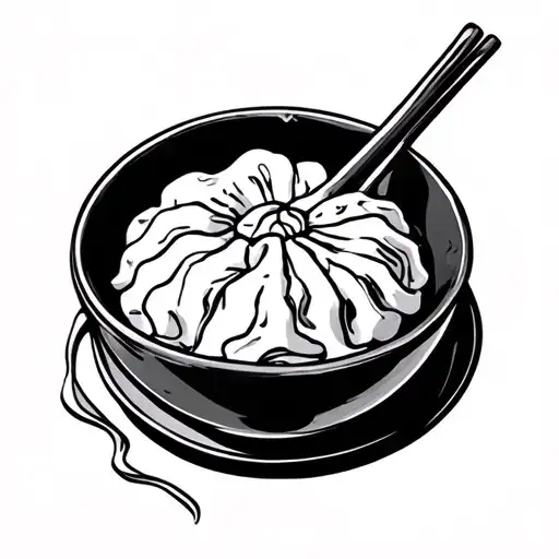 soup Dumpling tattoo design idea
