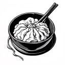 soup Dumpling tattoo design idea