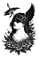 agry tattoo design idea