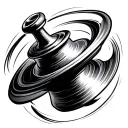 Spinning Top tattoo design idea