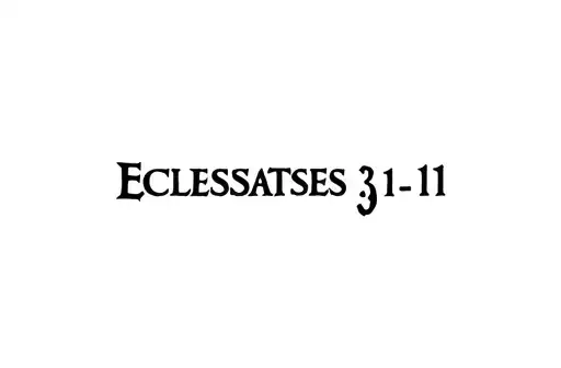 "Ecclesiastes 3:1-11" tattoo design idea