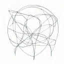 toooo many curves lines, horror style, cyber sigilism, heaven style, lines lines lines tattoo design idea