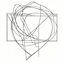 toooo many curves lines, horror style, cyber sigilism, heaven style, lines lines lines tattoo design idea