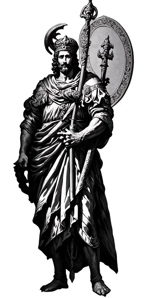 st florian tattoo design idea