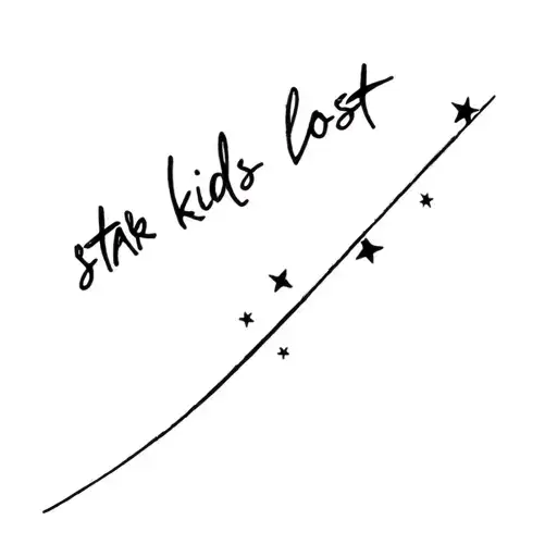 stray kids song "star lost" tattoo design idea