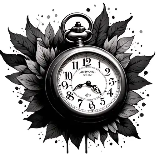 "Jessica .. 03 mzo 2024" Open pocket watch numbers Latin numbers and in the Jessica Center 03 March 2004 tattoo design idea