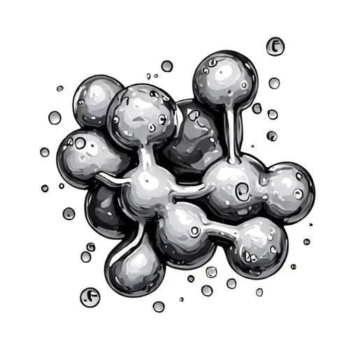 Caffeine Chemical Structure tattoo design idea