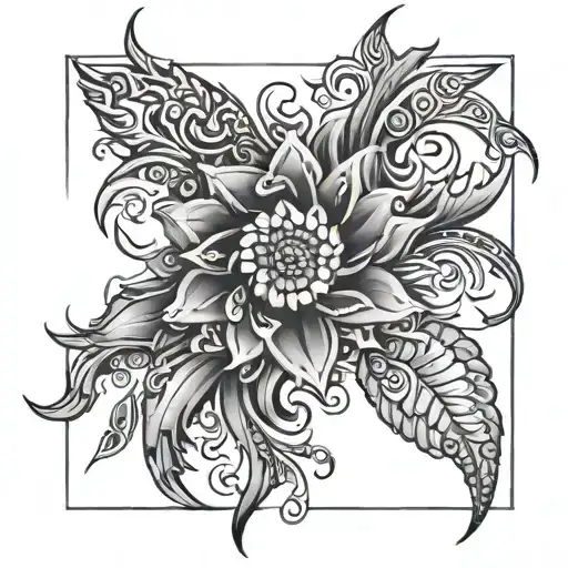 Talwar tattoo design idea