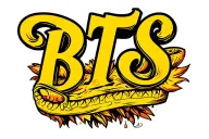 bts logo tattoo design idea