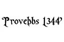 "Proverbs 13:4" tattoo design idea