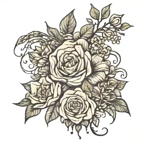 someone who plants flowers in the darkest part of you  tattoo design idea