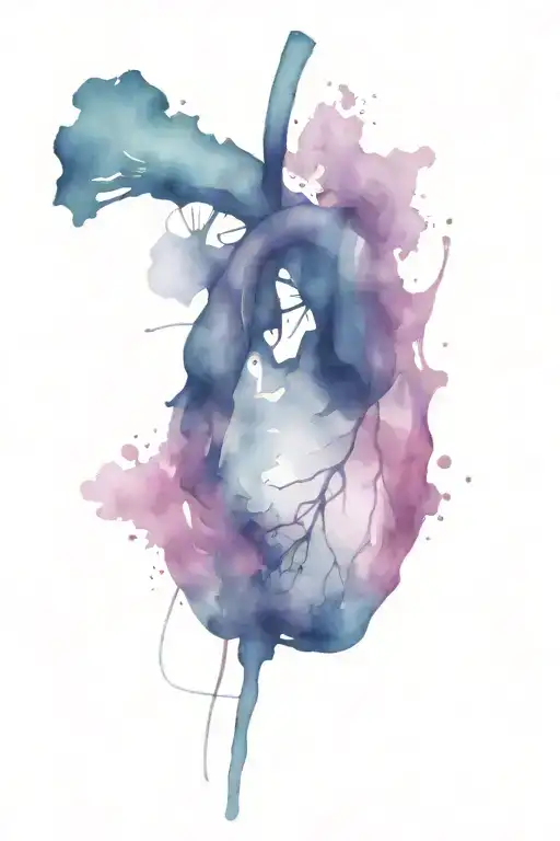 Lung Cancer tattoo design idea