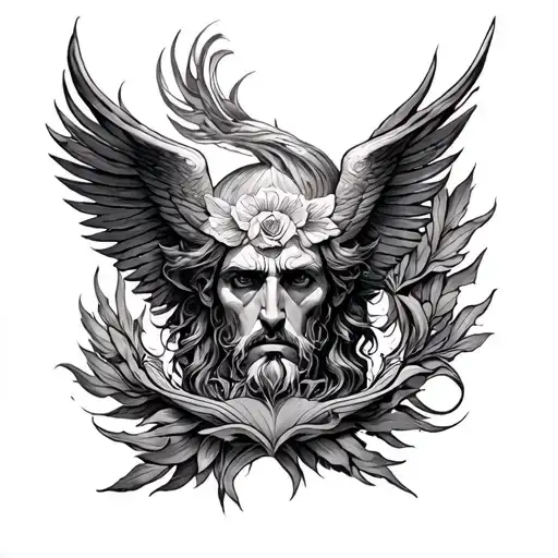 God's times are perfect tattoo design idea