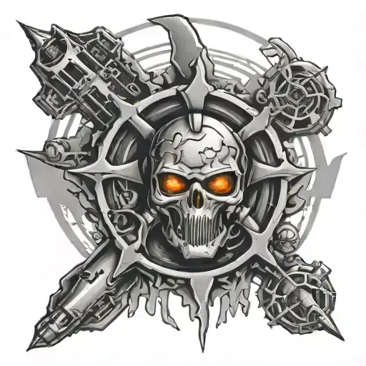 stalker radiation gear tattoo design idea