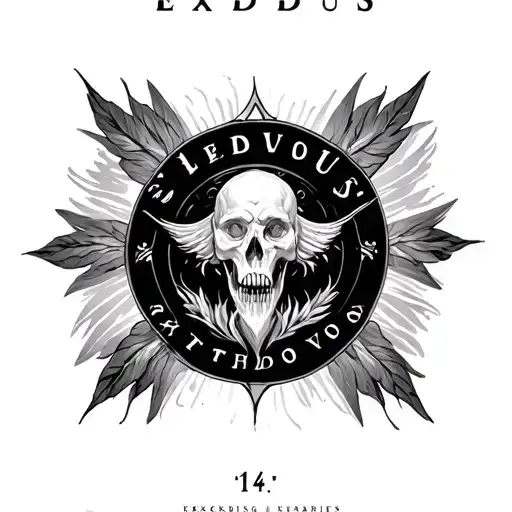 Exodus 14:14 tattoo design idea