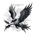 Exodus 14:14 tattoo design idea