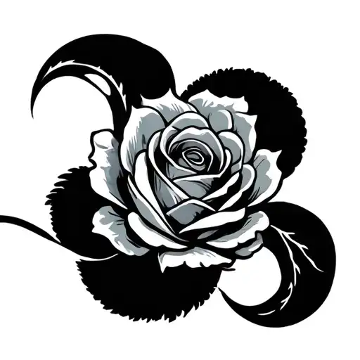 blessed on thumb tattoo design idea