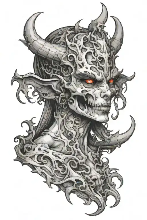 lillith diablo video game tattoo design idea