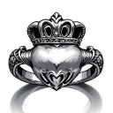 Claddagh Ring tattoo design idea