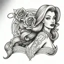 jessica rabbit tattoo design idea