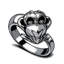 Claddagh Ring tattoo design idea