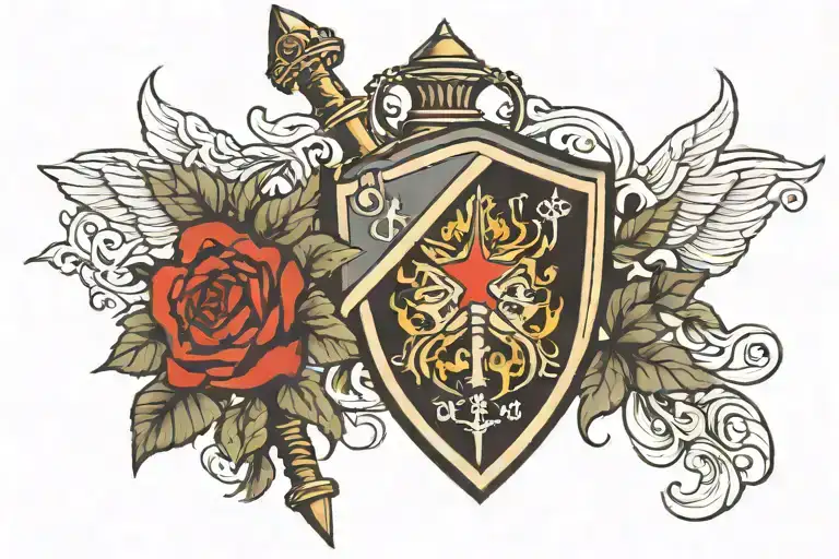 armor of god  tattoo design idea