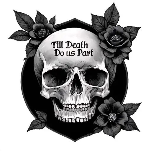 Till Death Do Us Part tattoo design idea