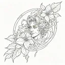 Adonis tattoo design idea