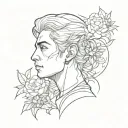 Adonis tattoo design idea
