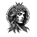 ogun tattoo design idea