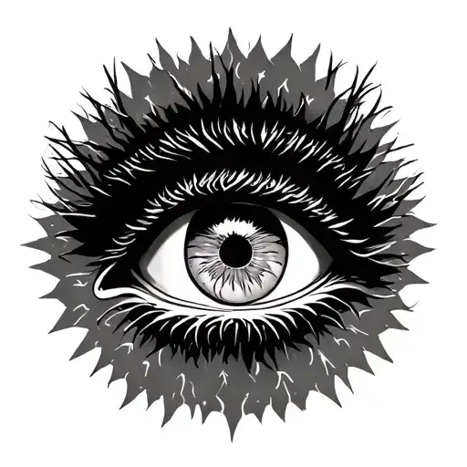 drake albums covers an eye cactus jack sign tattoo design idea