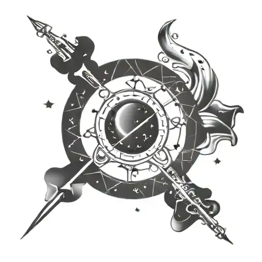 Constellations Aquarius, Sagittarius, Cancer, Scorpio, minimalism, small size tattoo design idea