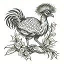 emu tattoo design idea
