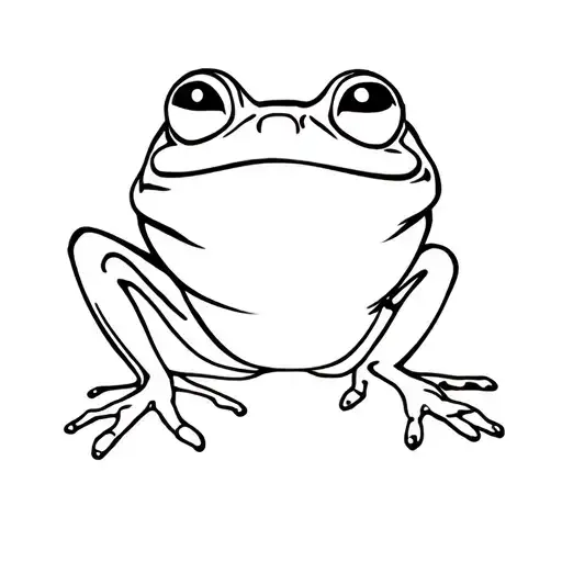 Cooking frog tattoo design idea
