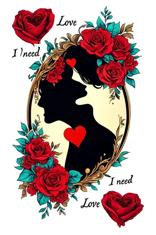 love, beautiful, love declaration, sexy, erotic, i need you tattoo design idea