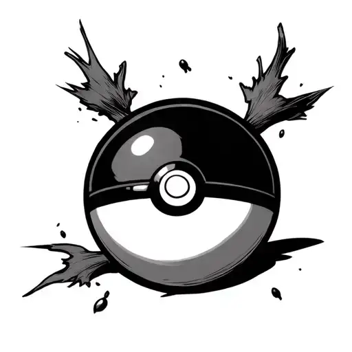 pokeball tattoo design idea