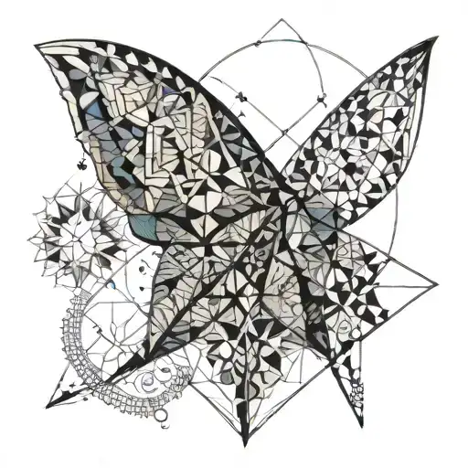 I want an original joint tattoo for my two cousins ​​(Elisa and Clare), my sister (Inès) and my little cousin tattoo design idea