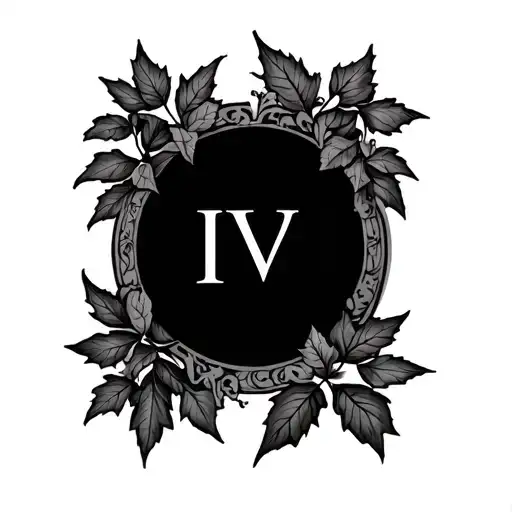 Ivy Vine tattoo design idea