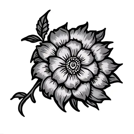 Symbol of the month of march tattoo design idea