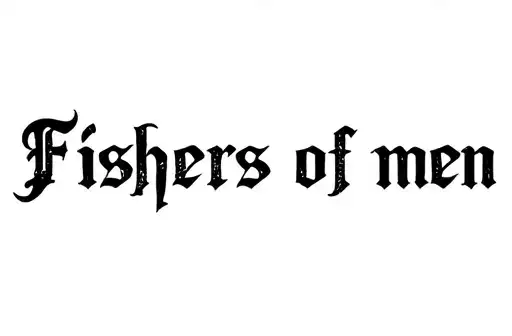 "Fishers of men" tattoo design idea
