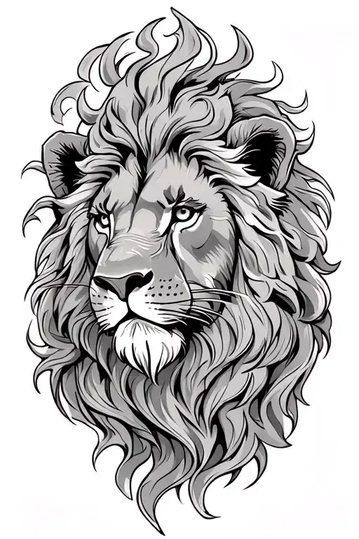 shining light, God is gracious and lion maors tattoo tattoo design idea
