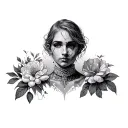 Depersonalization tattoo design idea